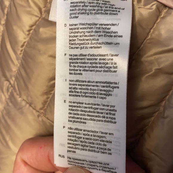 Esprit light down pale pink jacket size small - Picture 6 of 6